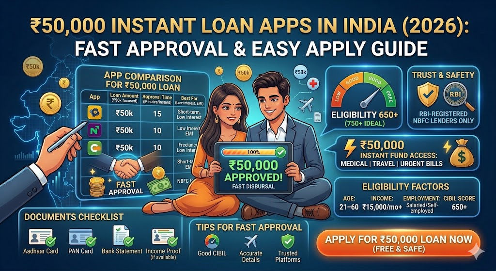 50000 instant loan apps in india