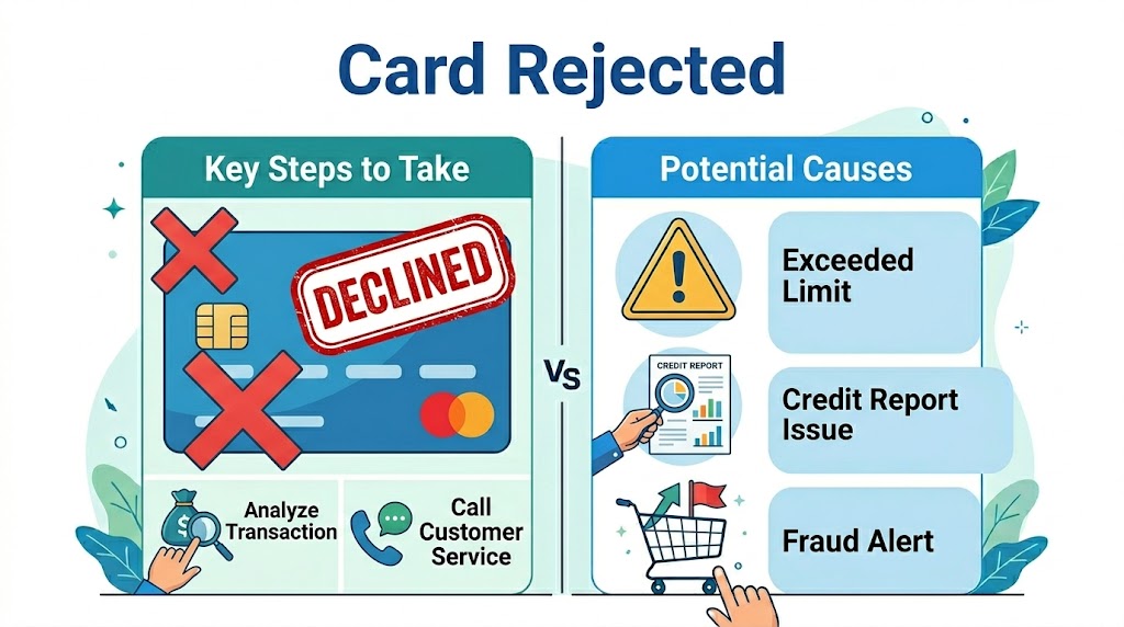 credit card rejection reasons india and how to fix them
